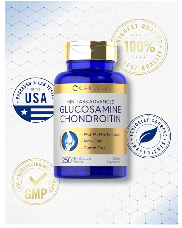 💙 GLUCOSAMINE CHONDROITIN ADVANCED – CARLYLE 💙