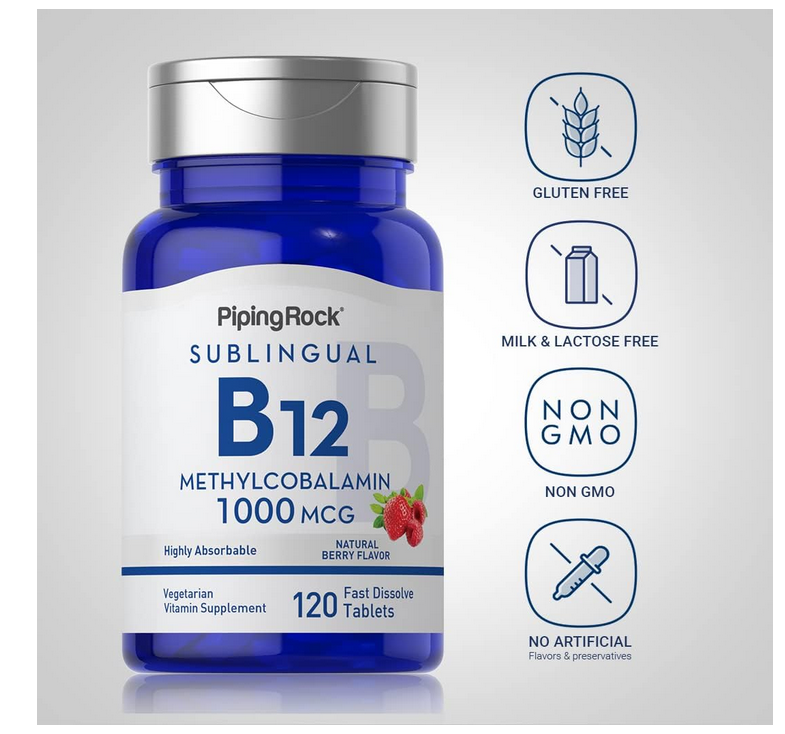 Vitamina B12 1000mcg Sublingual