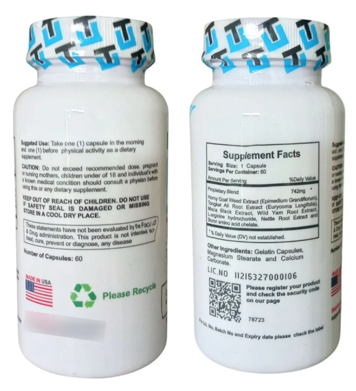 Testo Ultra Blanco X60 Cap Njatural