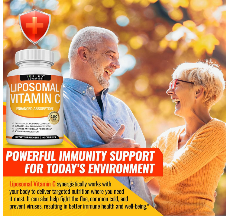 Vitamina C Liposomada toplux 90 capsulas
