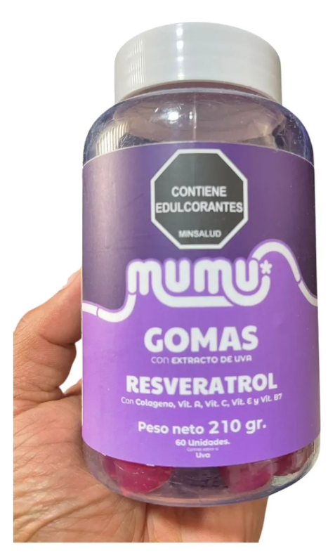 Mumu Batido Resvera 500 Gomas Uva