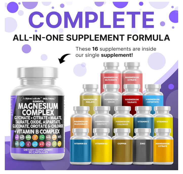 MAGNESIUM COMPLEX  SUPLEMENTO DIETARIO PLUS