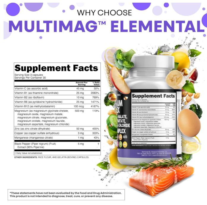 MAGNESIUM COMPLEX  SUPLEMENTO DIETARIO PLUS