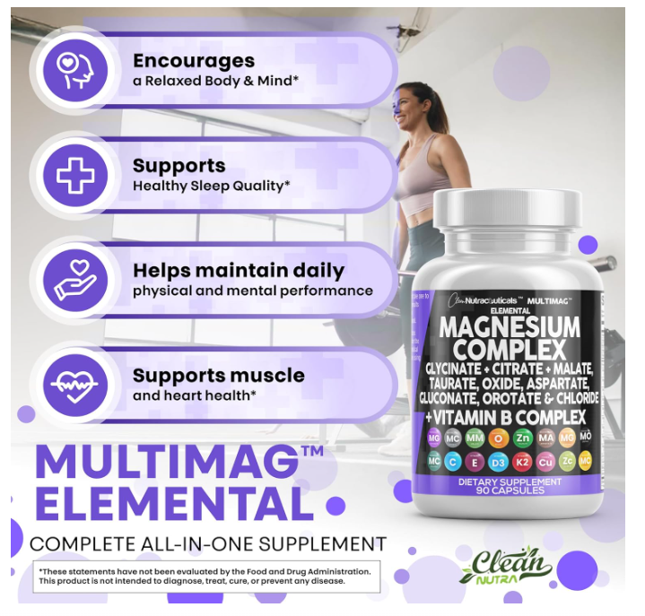 MAGNESIUM COMPLEX  SUPLEMENTO DIETARIO PLUS