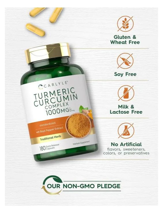 Curcuma 1000mg Antiinflamatorio