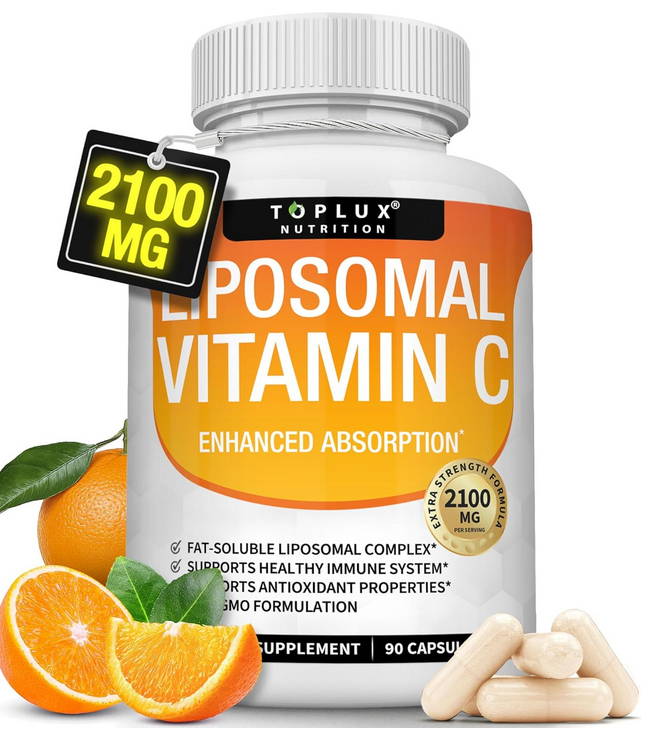 Vitamina C Liposomada toplux 90 capsulas