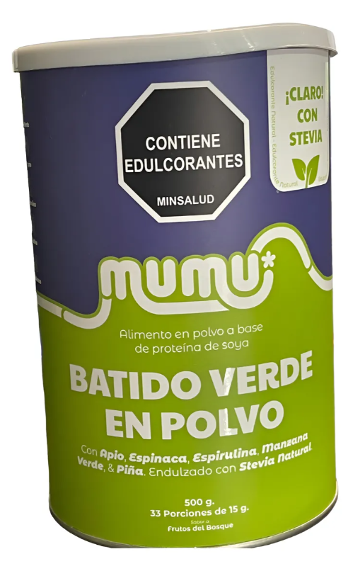Mumu Batido Verde En Polvo 500