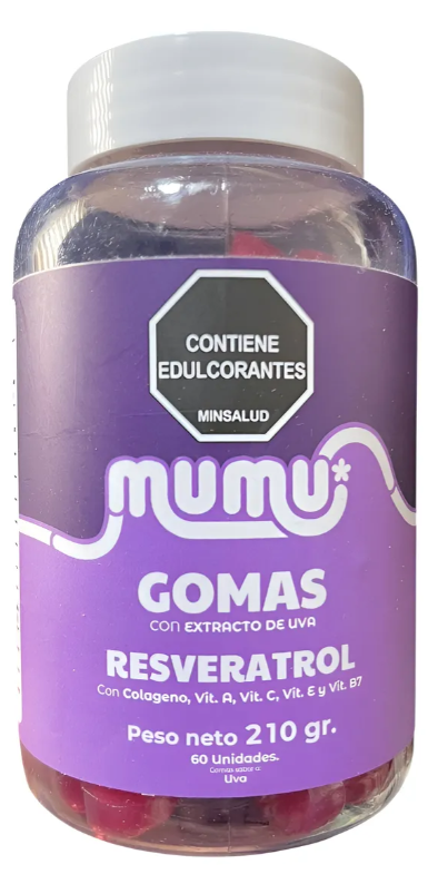 Mumu Batido Resvera 500 Gomas Uva