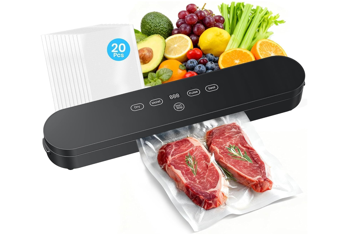 Sellador Al Vacío Digital Para Alimentos Con Temporizador