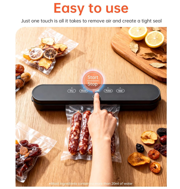 Sellador Al Vacío Digital Para Alimentos Con Temporizador