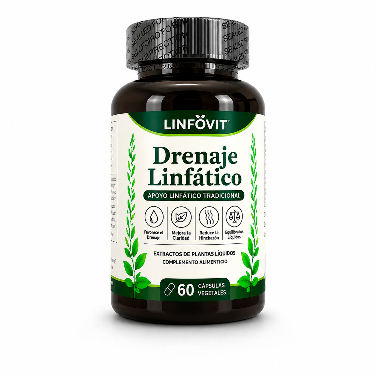 Linfovit Drenaje Linfático Apoyo Tradicional 60 Cápsulas