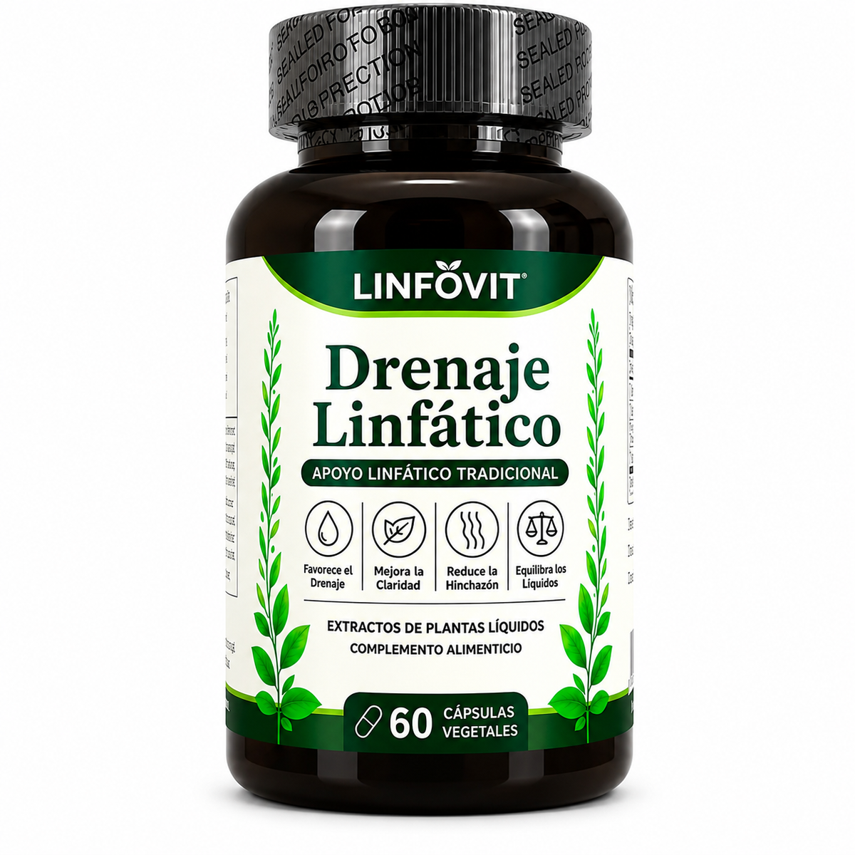 Linfovit Drenaje Linfático Apoyo Tradicional 60 Cápsulas