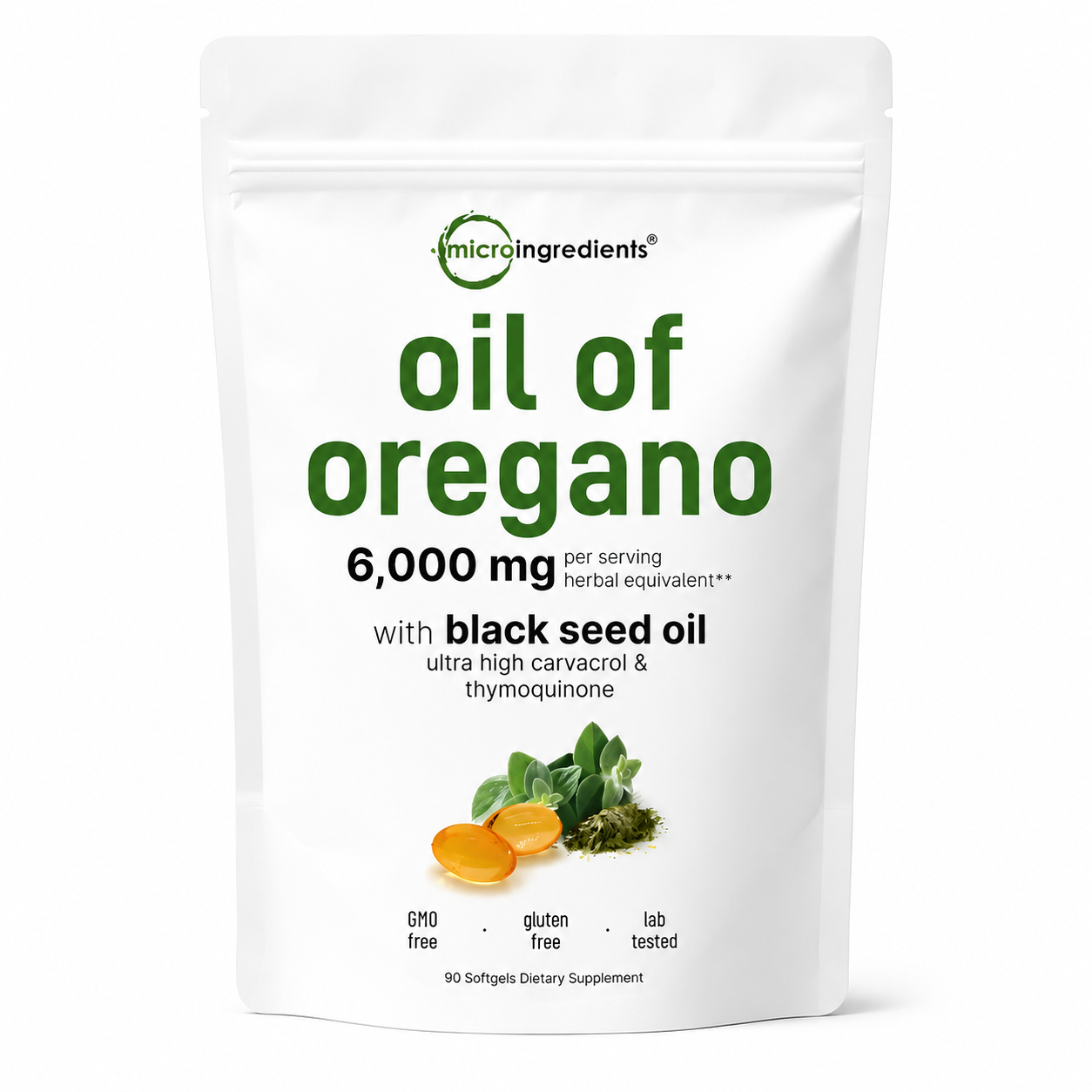 Candida Support Oregano x90 capsulas 6000mg
