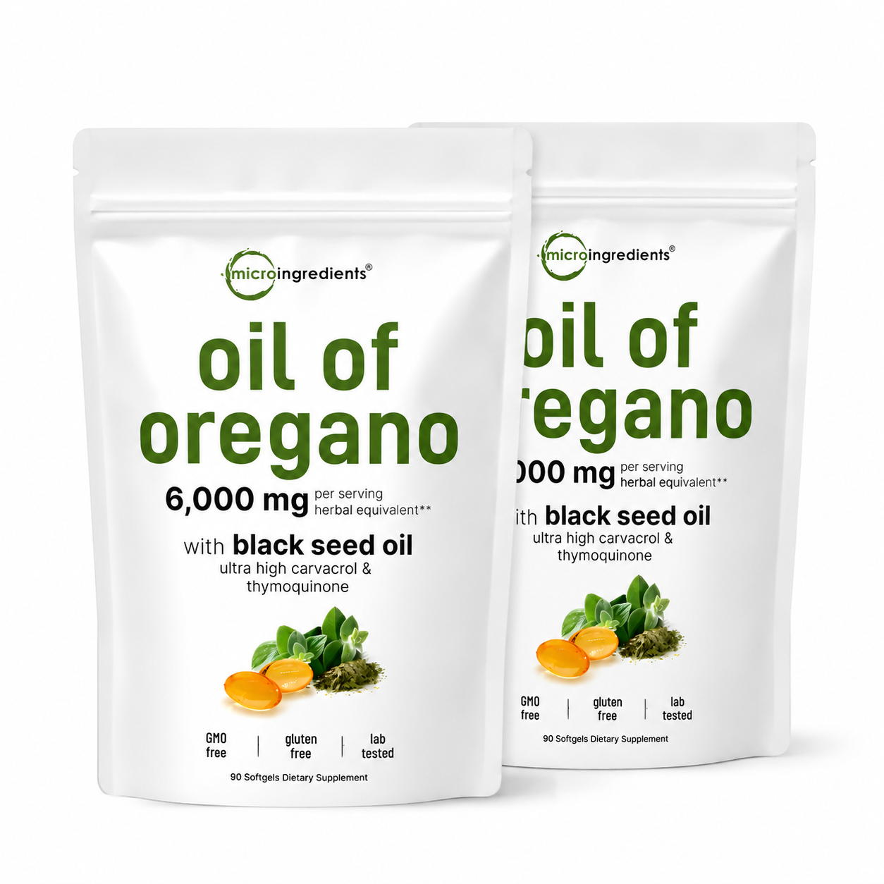 Candida Support Oregano 6000mg 180 capsulas