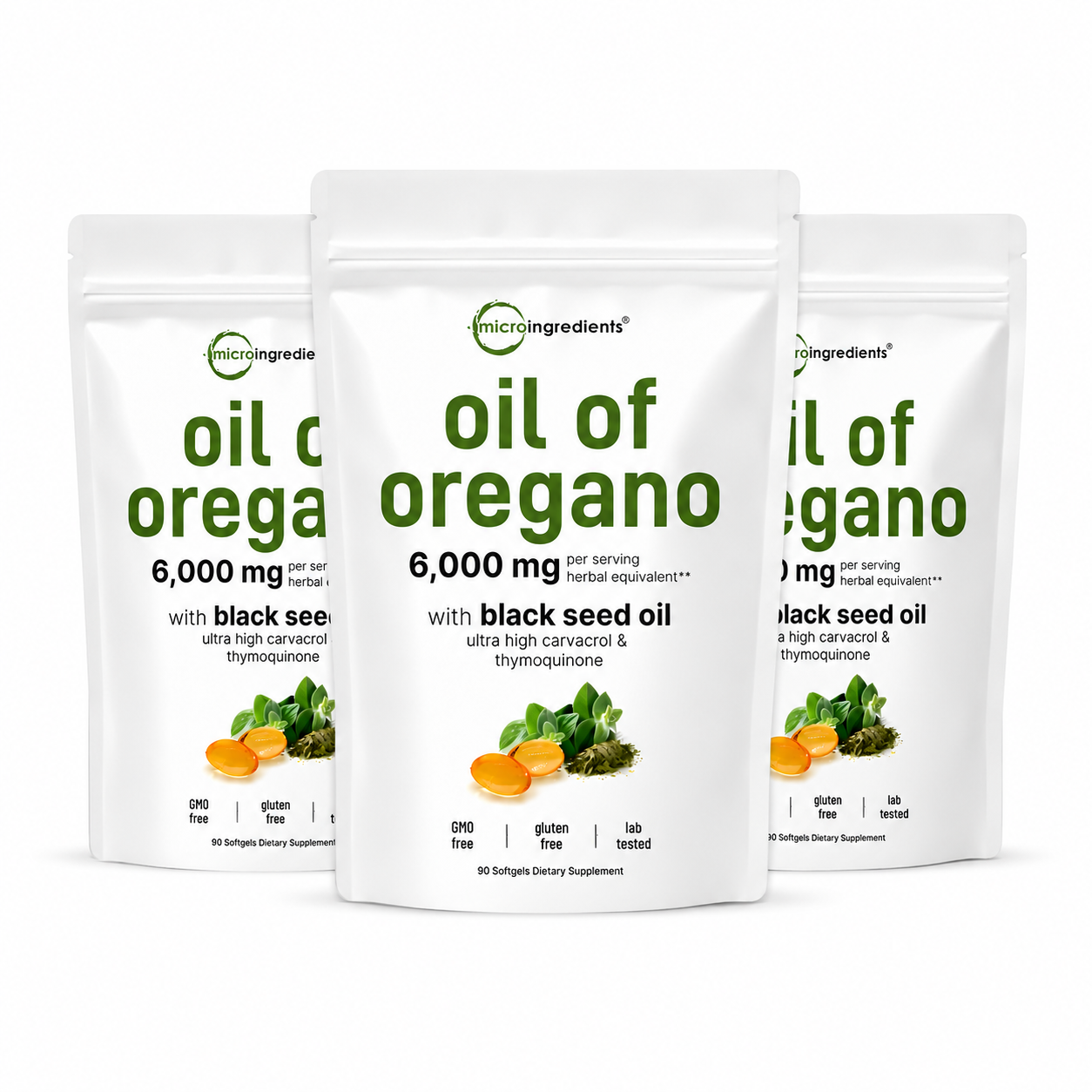 Candida Support Oregano 270 capsulas 6000mg