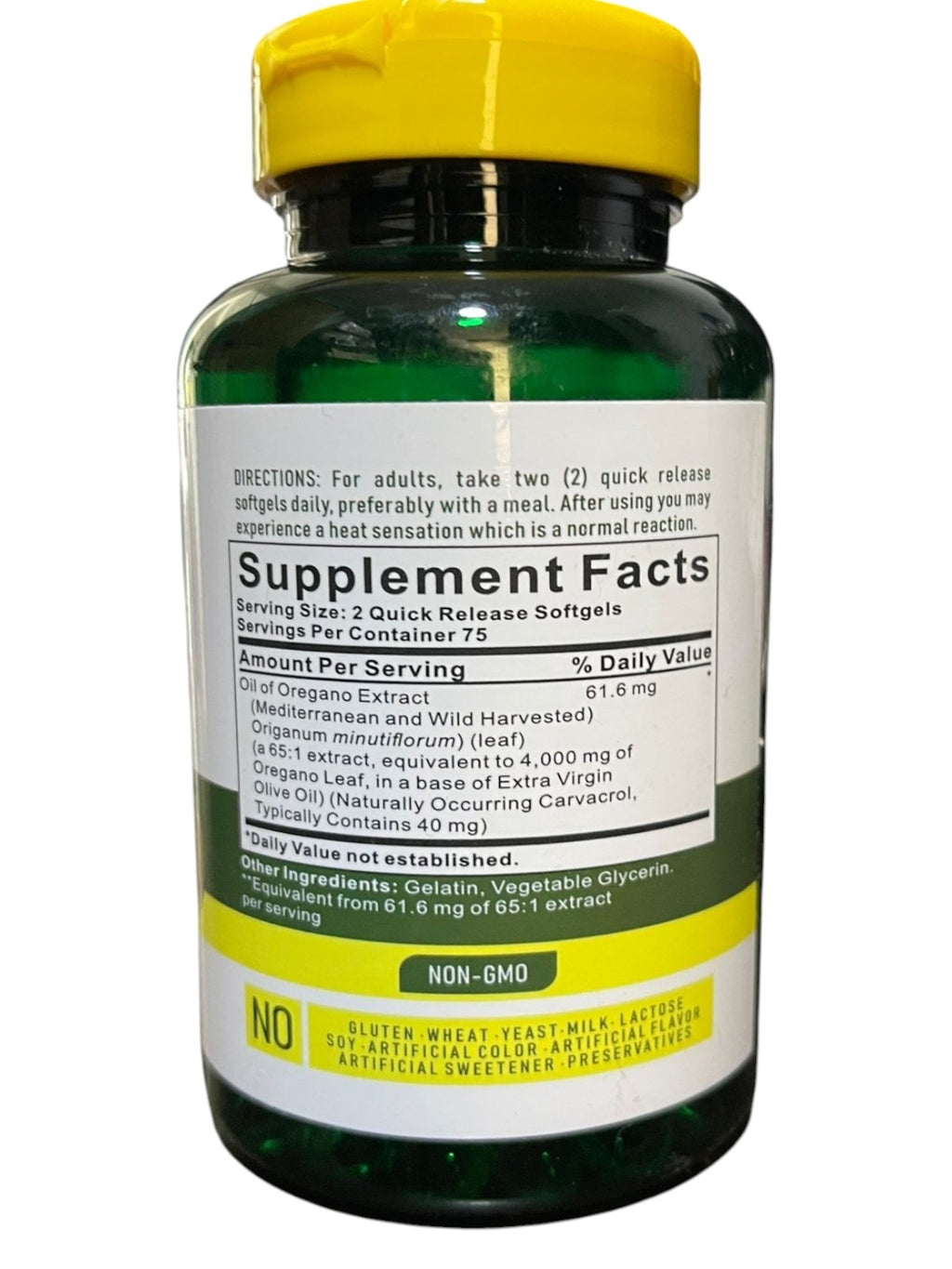Extracto Aceite Oregano 4000 Verde