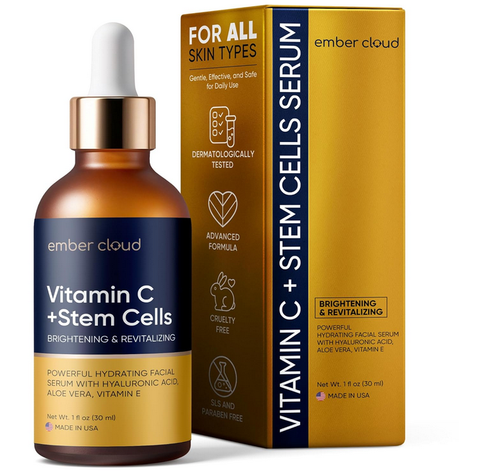 Suero Vitamina C Facial Iluminador Con Ácido Hialurónico Normal Día/noche