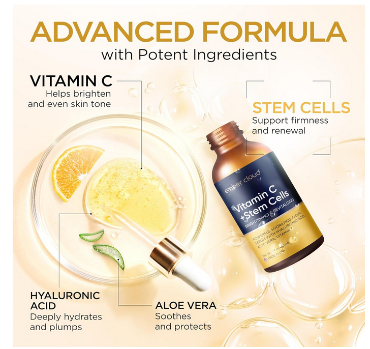 Suero Vitamina C Facial Iluminador Con Ácido Hialurónico Normal Día/noche