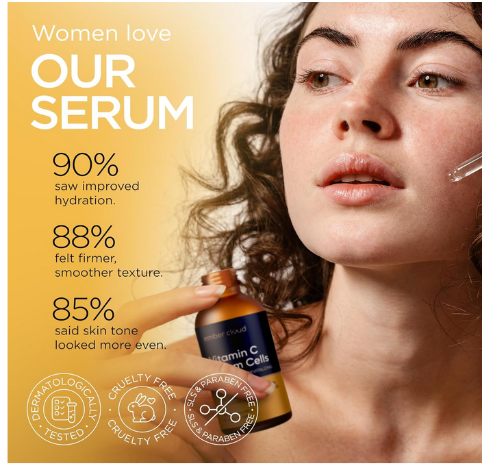 Suero Vitamina C Facial Iluminador Con Ácido Hialurónico Normal Día/noche